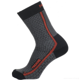 Ponožky TREKING  HUSKY antracit-červená