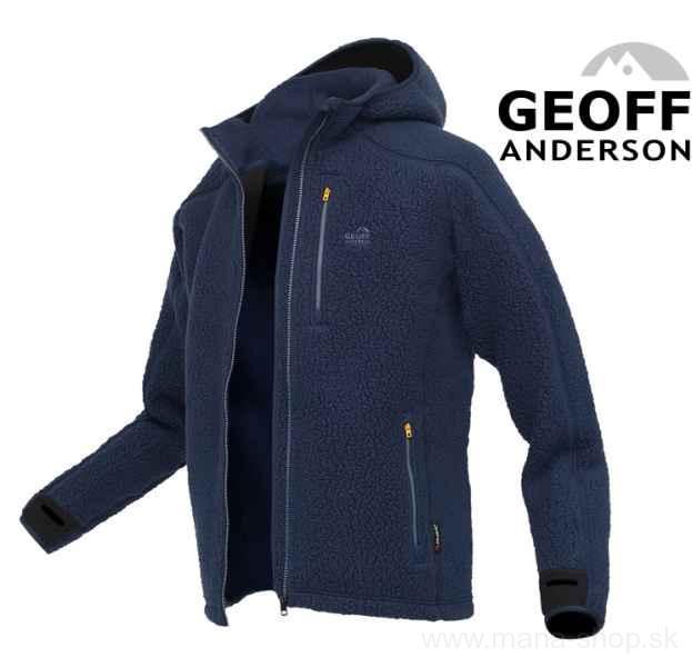 Mikina s kapucňou TEDDY Geoff Anderson modrá