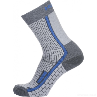 Ponožky TREKING  HUSKY šedo-modrá