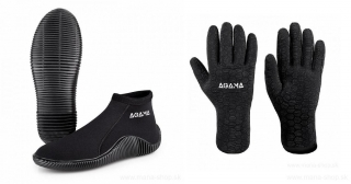 Topánky AGAMA ROCK + rukavice AROPEC ULTRASTRETCH 3,5 mm HIKO