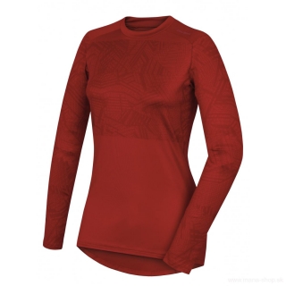 Dámske termo tričko s dlhým rukávom ACTIVE WINTER červené HUSKY
