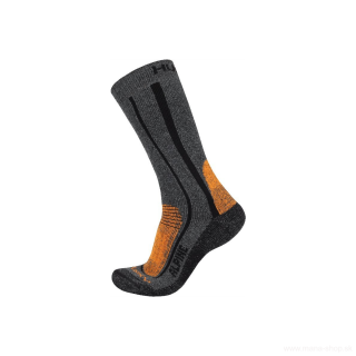 Ponožky ALPINE HUSKY čierno-oranžová