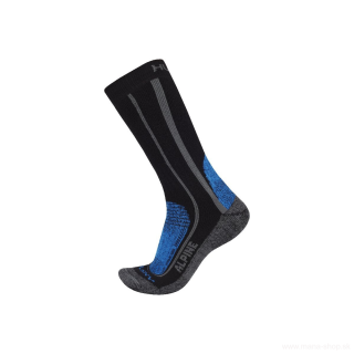 Ponožky ALPINE HUSKY šedo-modrá